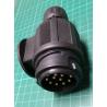 Trailer connector, For Cable, 13 Pin, Plastic
