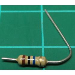 Resistor, 10M, 5%, 0.25W, Formed Legs
