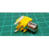 RCA socket for PCB 90deg. yellow