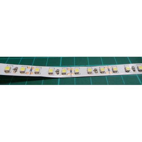 LED strip white 8 mm, 120xLED3528 / m, IP65, coil 5 meters 
