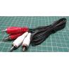 Stereo RCA to RCA, 1.5m