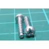 Screw for Plastic, 3mm x 14mm, Button Head, Pozi