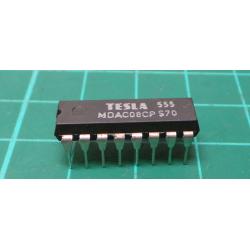 MDAC08CP, D to A converter, DIL16
