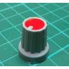 Knobs KP15, 15x18mm, shaft 4mm, red 