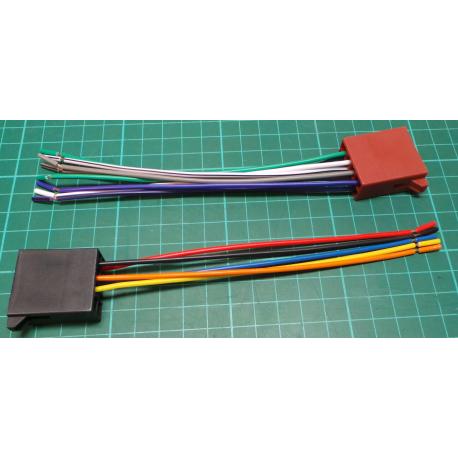 ISO-Connector kit to the car radio (power + speaker) 