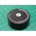 Knobs diameter 42mm, in 15 mm, 6 mm shaft 