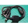 3 Way DC Splitter Cable, 2.1mm power connectors