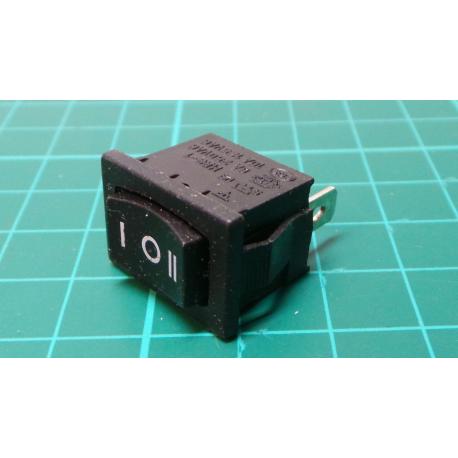 Rocker button (ON) -OFF- (ON) 1pol.250V / 6A 