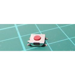 Microswitch 6,5x6,1mm SMD v2,5mm 
