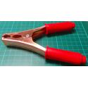 Battery Clamp, 400A, Red, 160mm