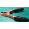 Battery Clamp, 400A, Black, 160mm