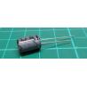 Capacitor, 1000uF, 10V, Electrolytic, 85°