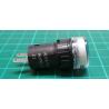 Panel Indicator, 12V LED, 19 mm, white