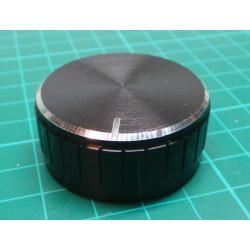 Knobs 18T 30x17mm, 6 mm black shaft 