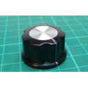 Knobs MF-A01 19,5x12mm, 6 mm shaft 