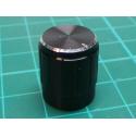 Knobs 18T 15x17mm, 6 mm black shaft 
