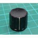 Knobs K16-2 19x16mm, shaft 6mm black 
