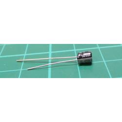 Capacitor, 2.2uF, 50V, Electrolytic, Ø4x5mm, Pitch 1.5 mm, Low Profile