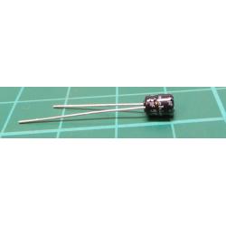 Capacitor, 1uF, 50V, Electrolytic, Ø4x5mm, Pitch 1.5 mm, Low Profile