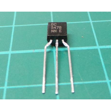 Transistor: NPN, bipolar, 45V, 100 mA, 500mW, TO92