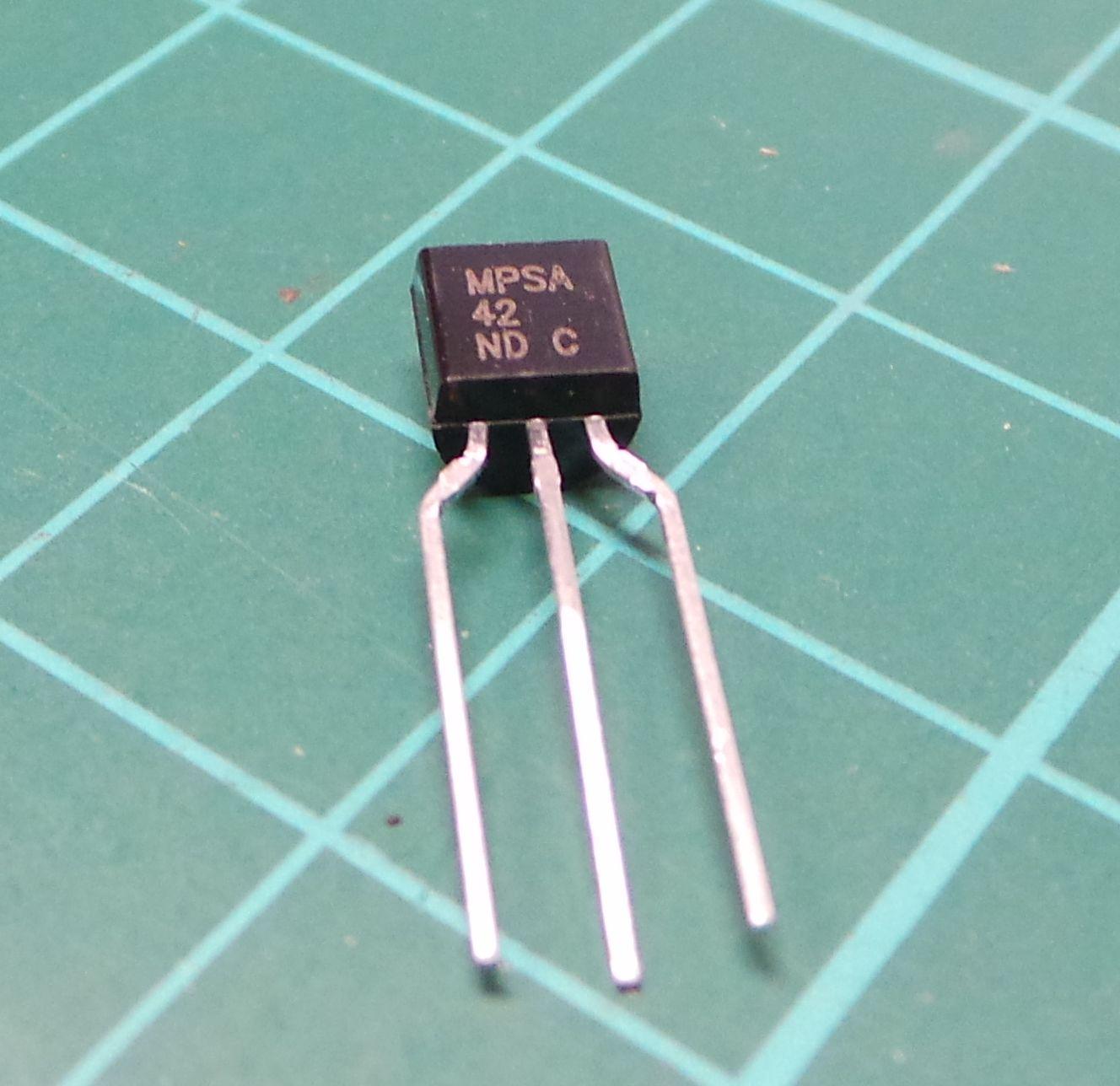 20 pezzi MPSA 42 a42 0,5a/300v NPN transistor to-92