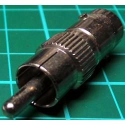 RCA Plug to BNC Socket, Adaptor