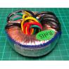 Toroidal Transformer, 230V : 2x12V diameter 71x32mm, 25VA