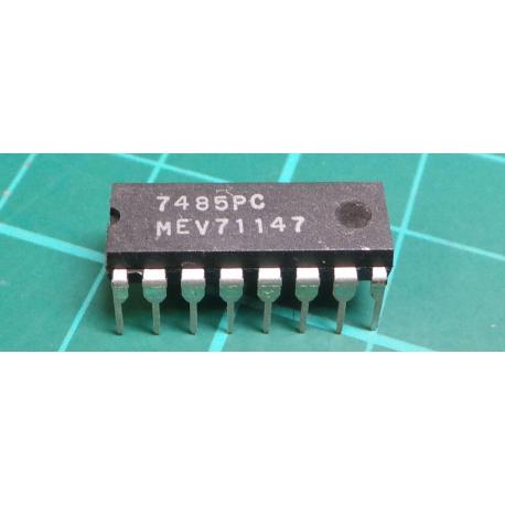 7485-4-bit comparator, DIL16 / 7485PC / 
