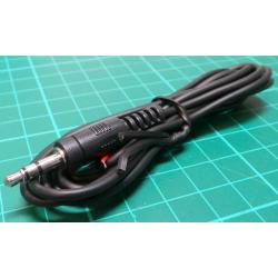 Cablet 2.6 mm 1.5 meters with extension Jack 3,5 stereo 