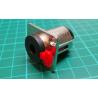 Jack socket, 6.3mm, Stereo, Locking, Panel Mount