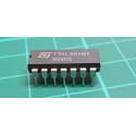 7401, 74LS01, 4x 2 Input NAND, DIL14