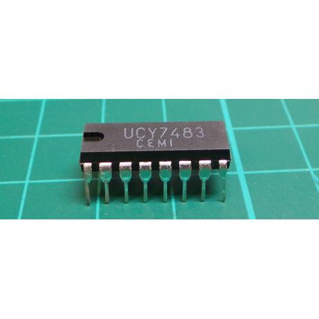 7483-4-bit binary counter, DIL16 / UCY7483, CDB483 / 