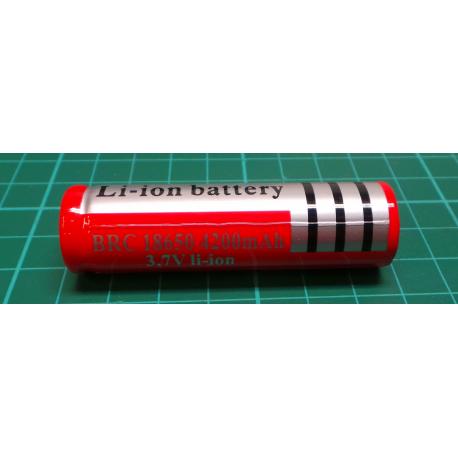 3.7V 4200mAh 18650 Li-ion Rechargeable Battery for Flashlight D