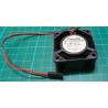 Used Fan, 40x40x20mm, 12V (7-13.8V), 0.075A, 2 Wire, 3.9CFM