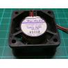 Used Fan, 40x40x20mm, 12V (7-13.8V), 0.09A, 2 Wire, 6.5CFM