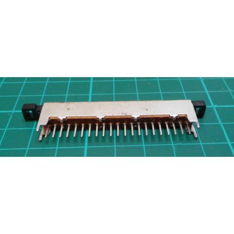 Přepínač posuvný 7pólový s vratnou pružinou. l56mm