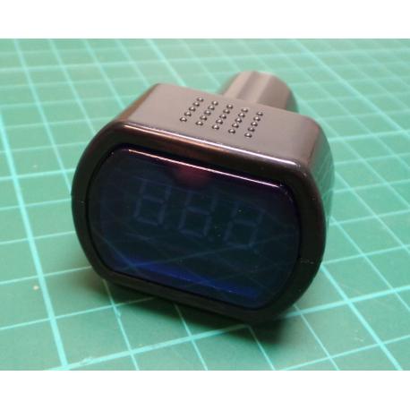 LED Car Battery Electric Cigarette Lighter Voltmeter Voltage Meter Gauge TesterL