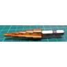Titanium Step Cone Drill HSS Bit Set Hole Cutter 4-12mm