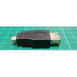 Redukce USB(A) zdířka-USB(F)micro konektor 