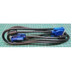 VGA Cable, Male to Male, 140cm