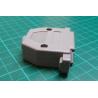 D Type, Backshell / Hood, 25 Pin D or 44 pin HD, Plastic