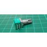 Potentiometer, 9mm type, 2x100k, Log, 6x15mm