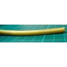 Plastic sleeving, 4mm Bore, Yellow, OLD STOCK