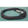 XLR Female to 6.35mm Male Stereo TRS Cable, 2m, OFC Cable, 6 mm Dia