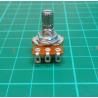 Potentiometer, 5K, Log, 6x7mm Knurled Shaft, Cable solder Lugs