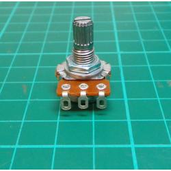 Potentiometer: axial, single turn, 100kΩ, 63mW, ± 20%, on cable