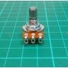 Potentiometer, 2K2, Log, 6x7mm Knurled Shaft, Cable solder Lugs