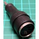 3.5mm Mono Plug to 5 Pin Din Type Socket, Adaptor