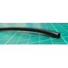 Plastic sleeving, 4.5mm Bore, Black, NOS