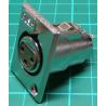 XLR, 3 Pin, Socket, Panel Mount